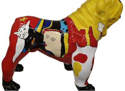 Home Decorative Sculptures Abstract Dog Design Statues Figures Figure Decoration