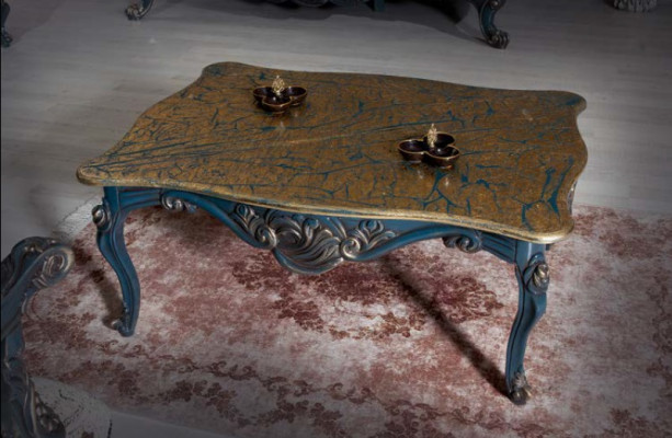 Wilhelminian Furniture Classic Sofa set Couch Chesterfield 3+1+ Table