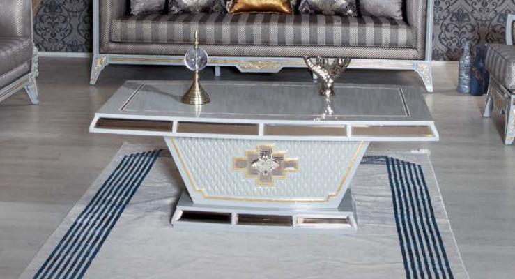 Classic Sofa set Royal Style Furniture Sofa Couch Set Coffee table 4pcs
