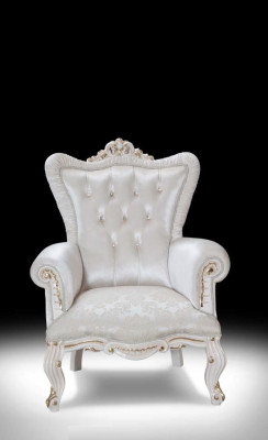 Luxurious sofa set for the living room in Classic n style in the color White