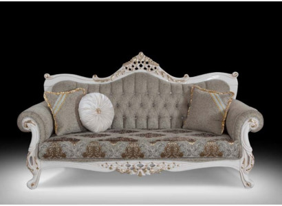 Classic s Sofa with Chesterfield design for the living area Gray living area