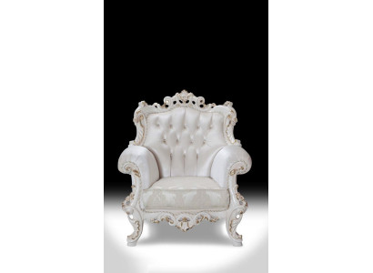 Chesterfield Design Armchair Upholstery Luxury Textile Couches 1 Seater Royal