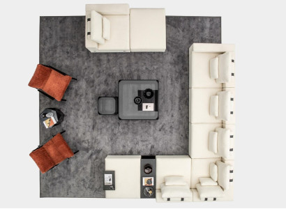 Living room Furniture Upholstered set Living landscape Corner sofa Armchair Textile sofas