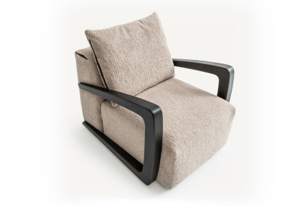 Armchair Upholstery 1 Seat Designer Textile Living room Style Modern new