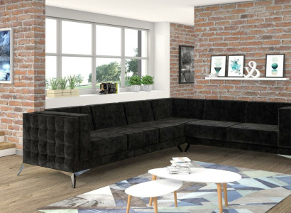 Corner sofa Chesterfield Sofa Upholstered Set Couch Living landscape L-shape Design new