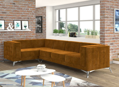 Textile sofa Couch Living landscape Suite Design Modern Sofa Corner sofa