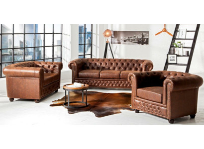 Sofa set 3+2+1 Seater Set Relax Design Sofas Upholstery Couches Leather