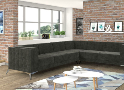 Design Esk Corner sofa L-shape Modern Sofas Fabric sofa Couch Living landscape