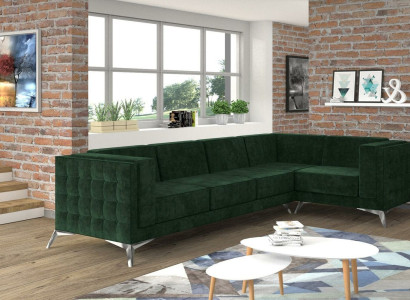 Corner sofa sofa couch upholstery L-shape living landscape seating set decorative sofas