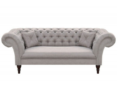 Chesterfield Sofa set 3+2 Couch Sofa Upholstery Design Leather Fabric Sets