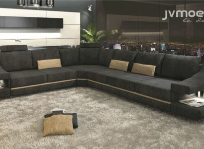 Living room Textile new L-shape Seat Sofa bed Furniture Corner sofa Couch Upholstered furniture