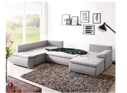 Fabric U-shape Couch Living landscape Corner sofa Suite Design Modern Sofa