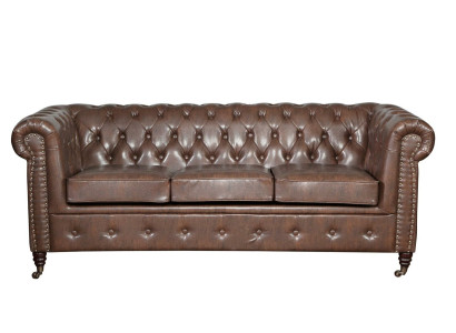 Chesterfield Sofa set Sofa Couch Upholstery 3 2 Seater Leather Sofas Fabric new