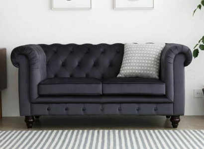Sofa Luxury Textile Chesterfield Couch Sofas Upholstery 2 Seater Two-seater
