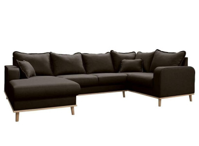 Corner sofa Sofa Couch Upholstery U-shape Living landscape Seating set Sofas