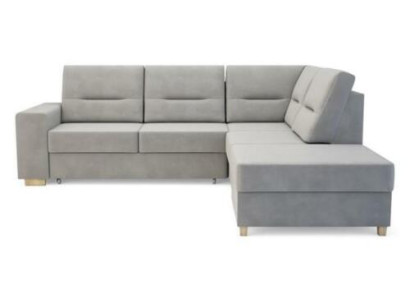 Design Corner sofa L-shape Bed function Couch Leather Textile Sofas Corner sofa
