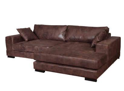 Big Sofa Couch Corner sofa Vintage xxl Upholstery Corner Suite Living landscape