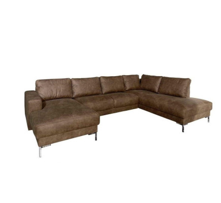Corner Corner sofa U-shape Living landscape Sofa Couch Upholstery Suite Vintage