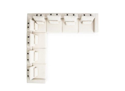 Textile Sofas L-shape Luxury Furniture Living room Corner sofa Style Modern Furniture