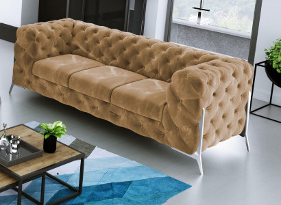 Chesterfield Three Seater Comfortable Designer Living room 3 Seater Couch