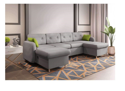 Living landscape Bed function Fabric Corner sofa U-shape Decorative Couch Design Upholstery