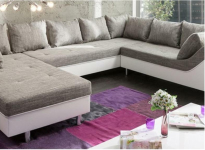 Design Corner sofa U-shape Modern Sofas Couch Living landscape Sleep Bed