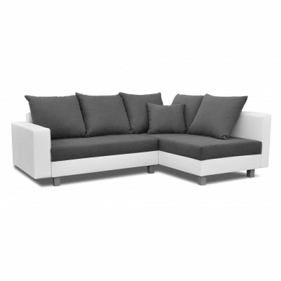 Design Corner sofa Sofa L-shape Bed function Couch Seat Corner Sofas Textile Upholstery LED
