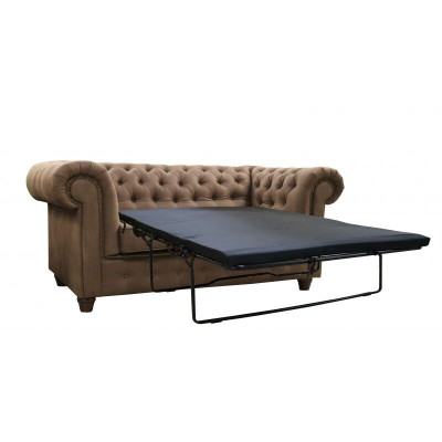 Chesterfield Cambridge 2 Seater Sofa Office Couch with Bed function Sofas Couches