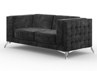Sofa 2 Seater Fabric Couch Textile Two-seater Design Modern Seat Upholstery Sofas