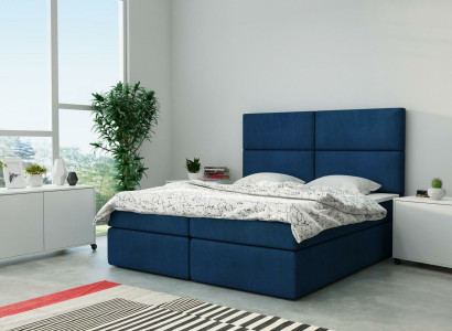 Upholstered bed Design Bed Bedroom Textile Leather Upholstery Hotel Beds Boxspring