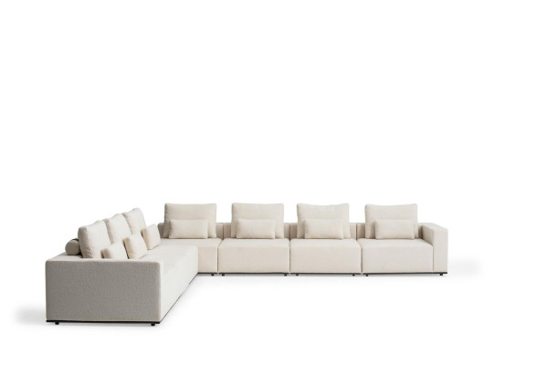 Fabric sofa Corner sofa L-shape Couch Upholstered furniture Relaxation sofa Large sofa