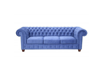Design classic Chesterfield Big XXL 3 Seater Couch Leather Textile Sofas Couches