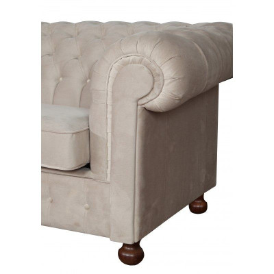 Design Classic 3 Seater Chesterfield Big XXL Couch Leather Textile Sofas Immediately