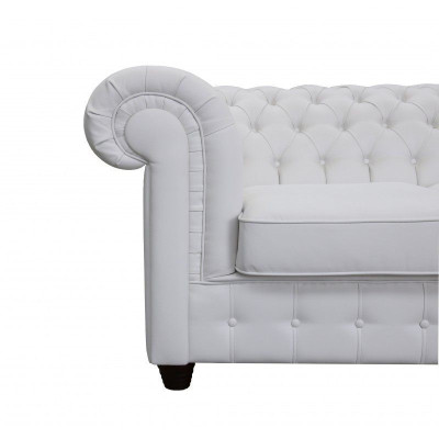 Design Classic Chesterfield Big XXL Couch Leather Textile Sofas Couches 3 Seater