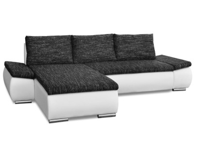 Design Modern Corner sofa L-shape Bed function Couch Leather Textile Sofas new