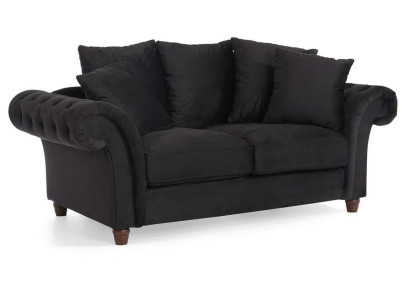Design Sofa 2 Seater Chesterfield Fabric Couch Sofa Upholstery Sofas Two-seater new