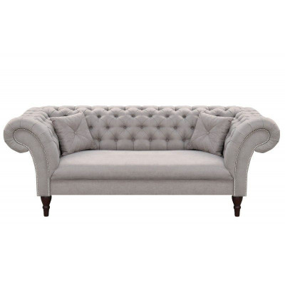 Chesterfield Design Couch Upholstery Leather Textile Sofa Sofas Couches 3 Seater new