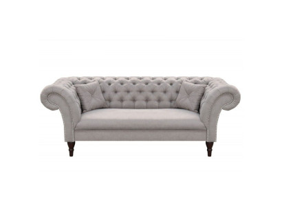 Chesterfield Design Couch Upholstery Leather Textile Sofa Sofas Couches 3 Seater new