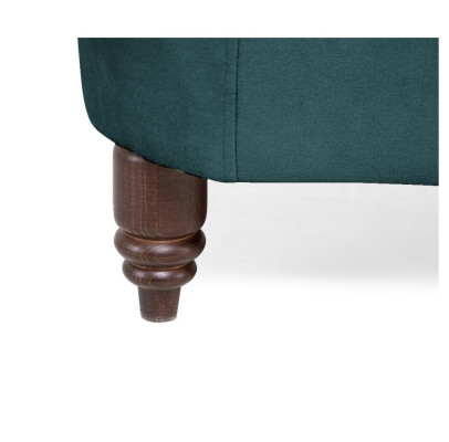 Classic Chesterfield Furniture Three Seater Couch Textile Sofa Elegant Design