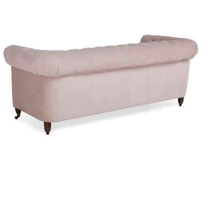 Classic Chesterfield Furniture 3 Seater Couch Textile Fabric Sofa Noble Design new