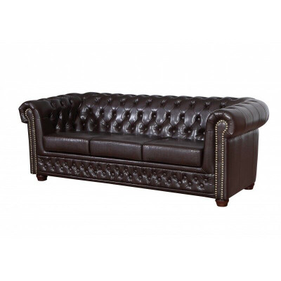 Three Seater Couch Upholstery Design Sofa 3 Seat Sofas Room Brown Luxury