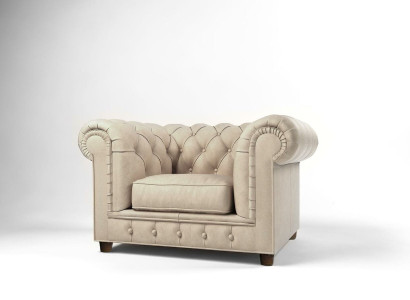 Elegant Design Chesterfield Upholstery Armchair TV Seat Lounge Club Textile
