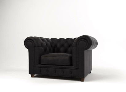 Elegant design Chesterfield Armchair Upholstery TV Seat Lounge Club Textile