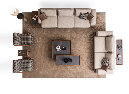 Large UpholsteredSeating group Five Seater Three Seater Armchair Living room furniture Set