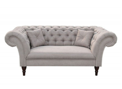 Chesterfield Design Sofa Couch 2 Seater Upholstery Sofas Couches 2er Suite new