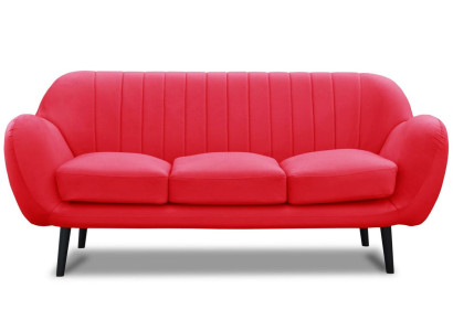 Three Seater Couch Upholstery Design Sofa 3 Seat Sofas Room Red Luxury Couches