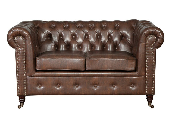 Sofa 2 Seater Design Sofas Upholstery Modern Seat Fabric Two-seater Leather new