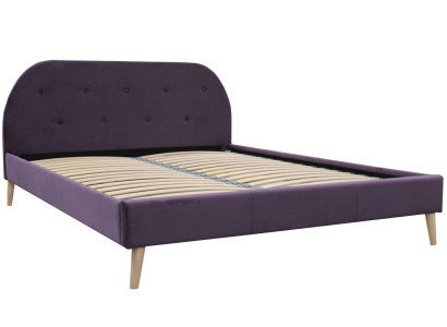 Designer Bed Beds Marriage bed Double bed Upholstered bed Bedroom Textile bed