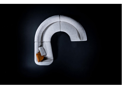 Round Corner sofa U-shape Couch Upholstery Corner sofa Suite Modular Seating group