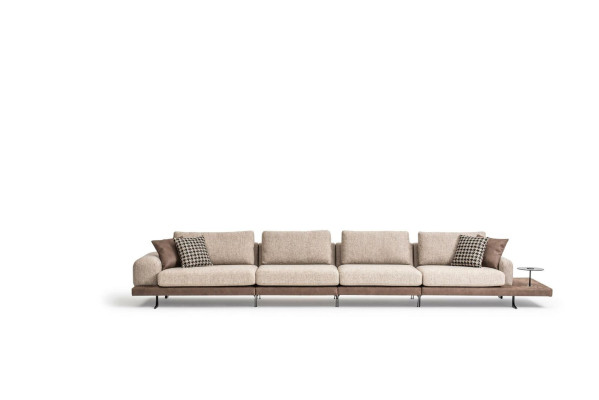 Sofa 6 Seater Couch Upholstery Textile Luxury Living room Modern Furniture Fabric